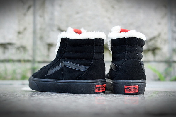 Vans High Top Shoes Lined with fur--023